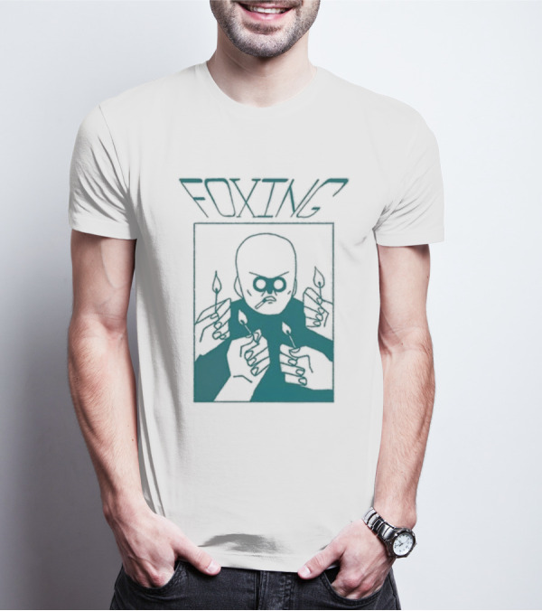 FOXING Cigman White Mysterious Smoker With Matches T-Shirt