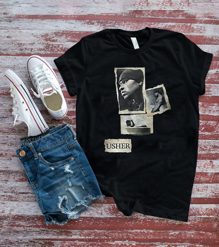 Usher Raymond IV Confessions Album Collage T-Shirt