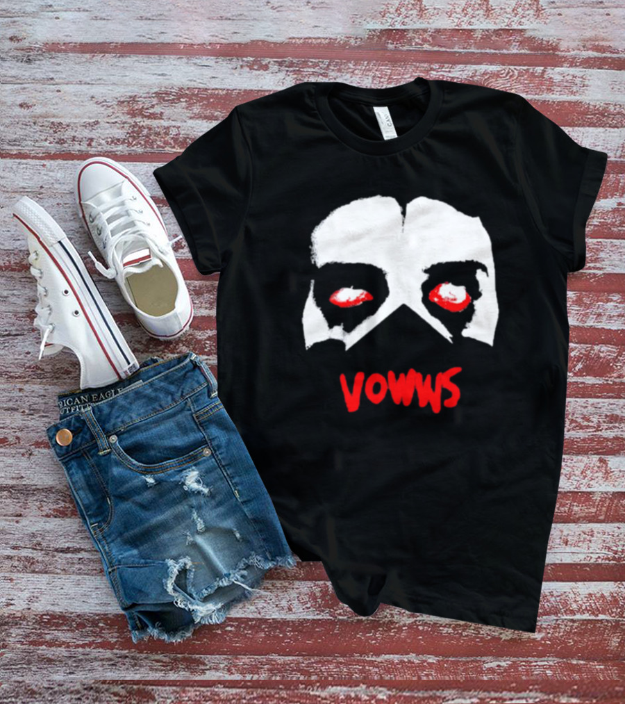 Vowwsband Vowws Hollow Face Red Eyes T-Shirt