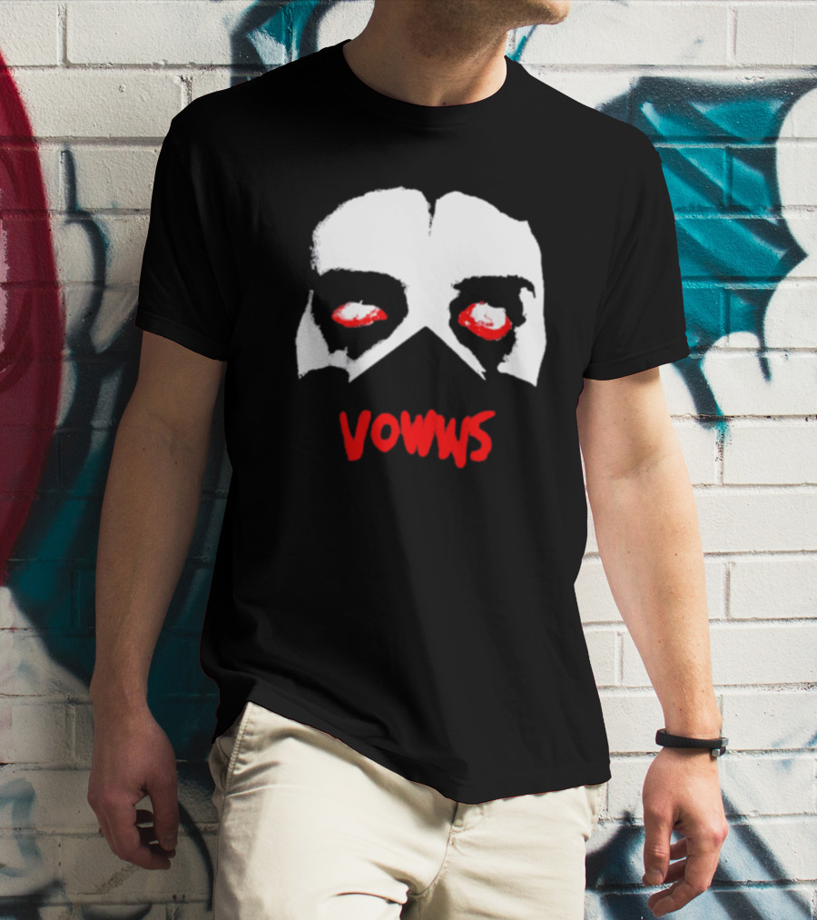 Vowwsband Vowws Hollow Face Red Eyes T-Shirt