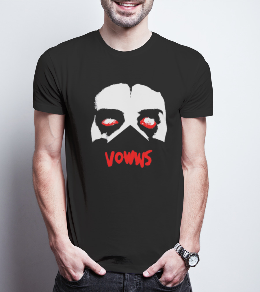 Vowwsband Vowws Hollow Face Red Eyes T-Shirt