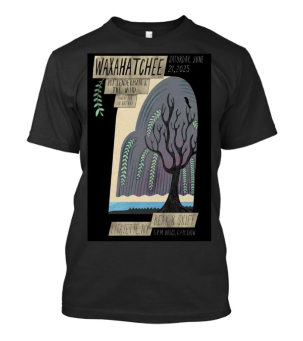 Waxahatchee Lafayette NY Beak And Skiff June 21 2025 Show With MJ Lenderman And The Wind T-Shirt