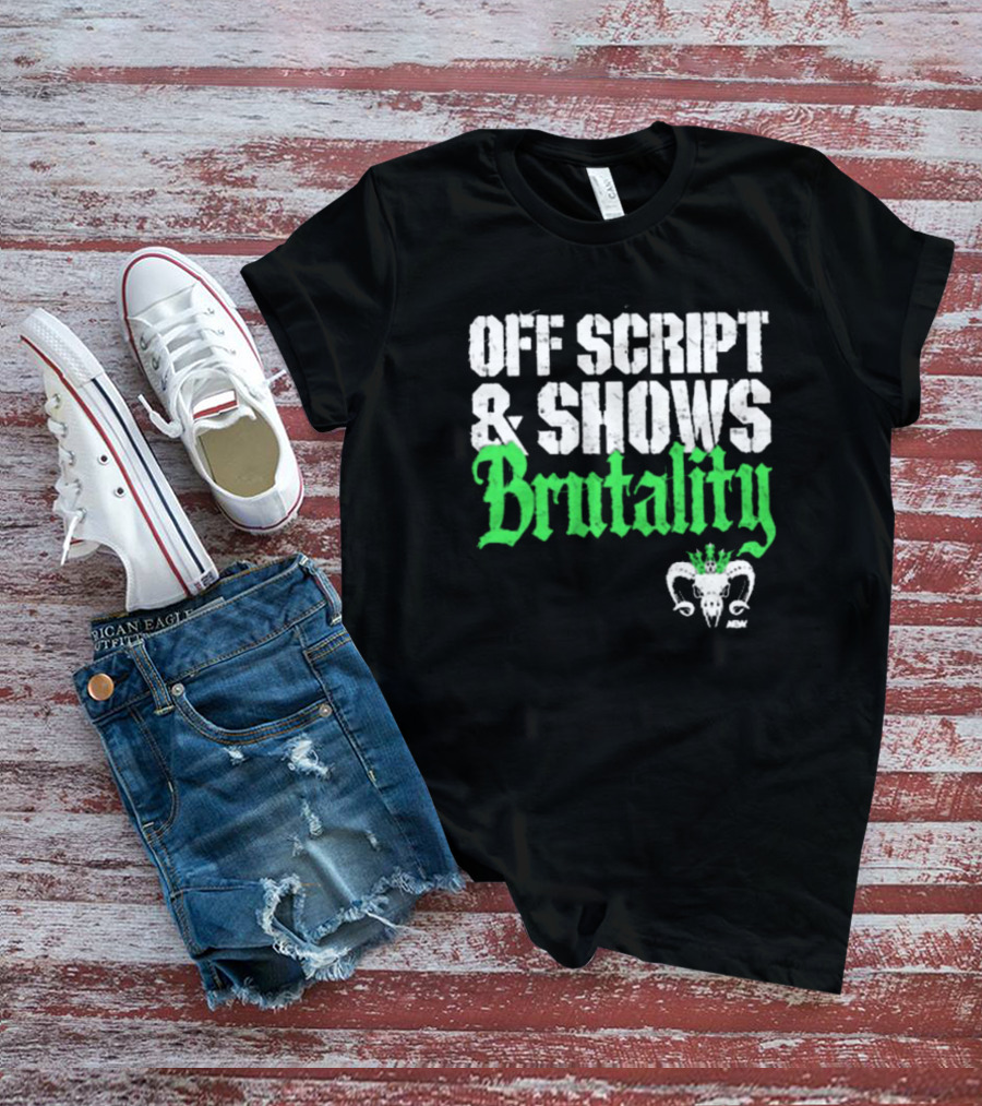 Off Script Shows Brutality Will Ospreay Vintage AEW T-Shirt