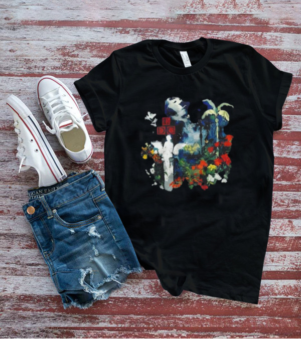 Tedua Oasis Tropical Fantasy With Lush Flowers And Palm Trees T-Shirt