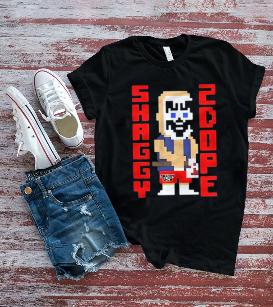 Shaggy 2 Dope Retro Pixel Art From The Shaggy Show Video-game T-Shirt