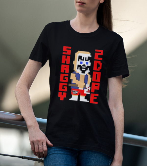 Shaggy 2 Dope Retro Pixel Art From The Shaggy Show Video-game T-Shirt