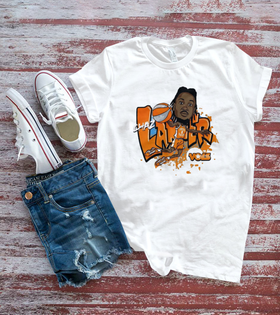 Chaz Lanier Tennessee Vols Basketball Caricature NCAA Volunteers T-Shirt