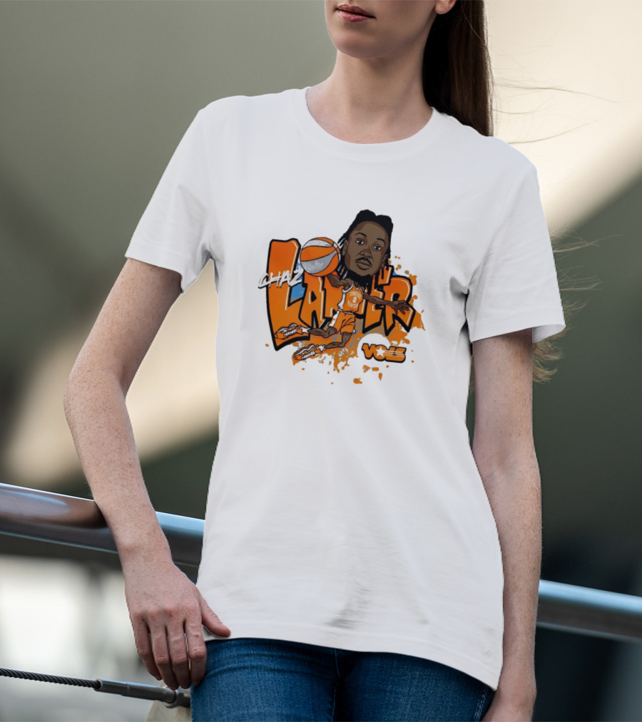 Chaz Lanier Tennessee Vols Basketball Caricature NCAA Volunteers T-Shirt