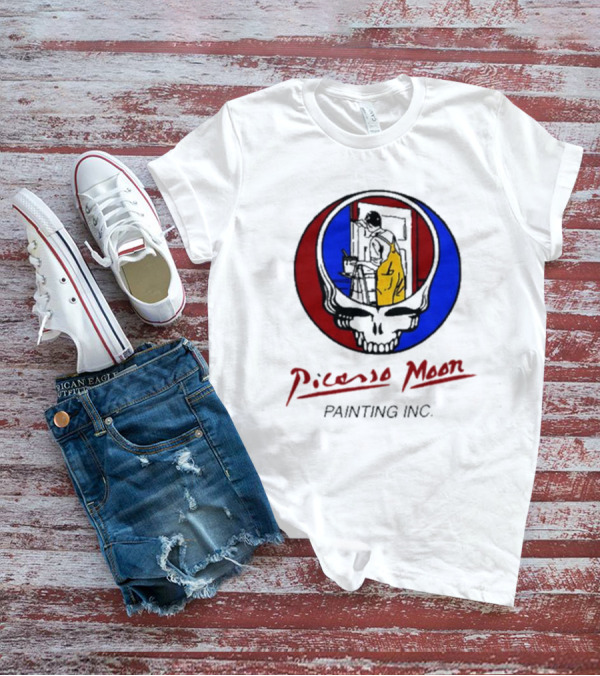 Picasso Moon Painting Inc Dead And Company Skull T-Shirt