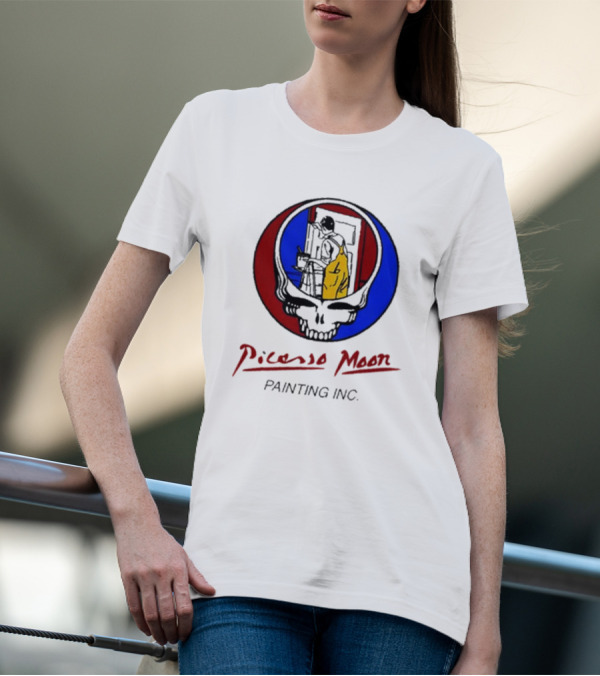 Picasso Moon Painting Inc Dead And Company Skull T-Shirt