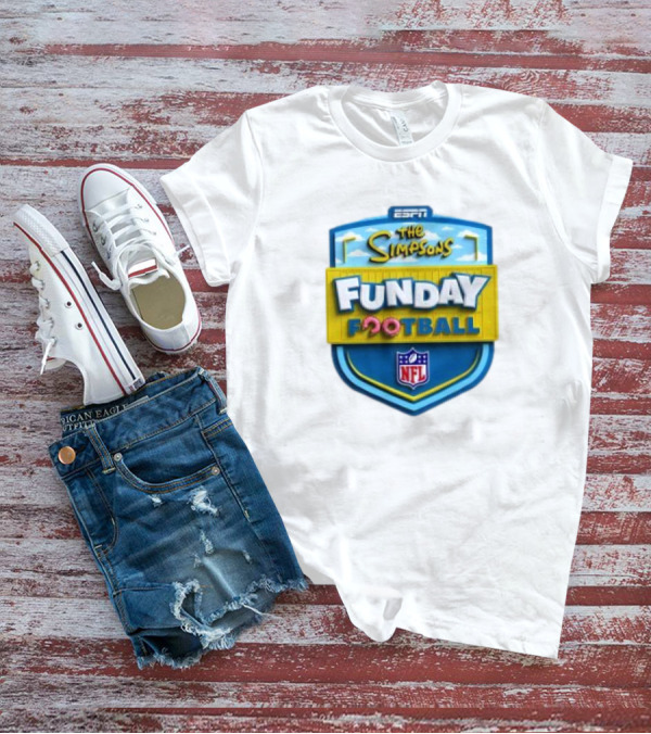 ESPN The Simpsons Funday Football NFL T-Shirt