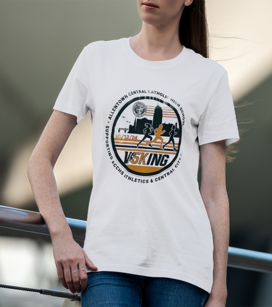 Visking 10/12/24 Allentown Central Catholic High School Supporting ACCHS Athletics And Central City T-Shirt