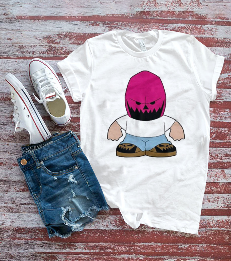 Abbitt 730 Dude Babbitt Revived Pink Mask Character T-Shirt