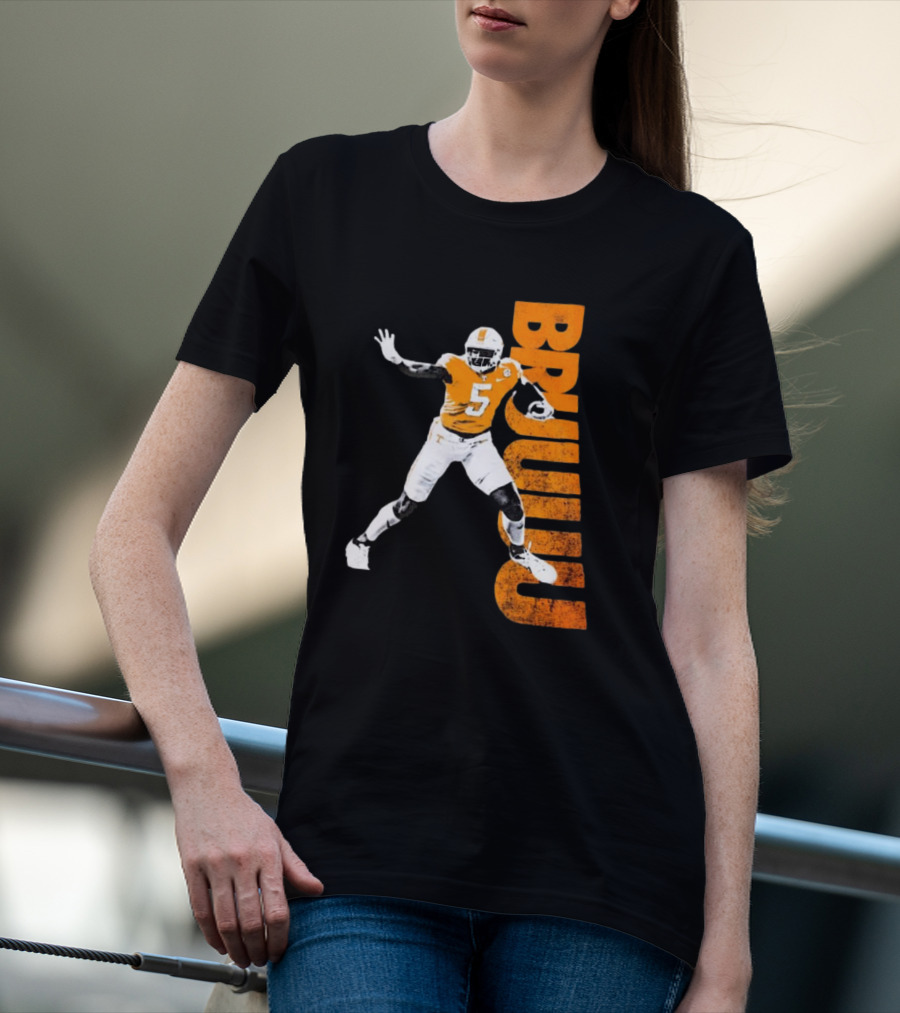 Bruuuu Tennessee Vols 5 Bru Mccoy NCAA Football Iconic T-Shirt