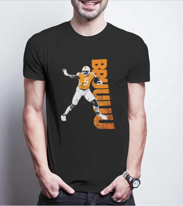 Bruuuu Tennessee Vols 5 Bru Mccoy NCAA Football Iconic T-Shirt