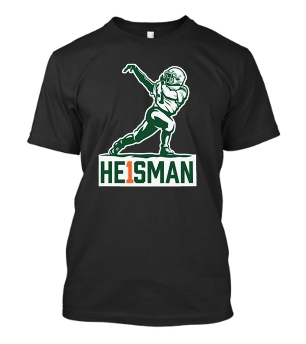 HE1SMAN Football Pose With Jersey Number One T-Shirt