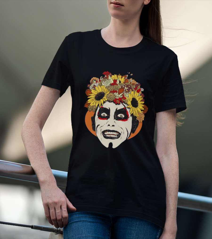 Danhausen Fallhausen Sunflower Face Paint WWE Wrestling T-Shirt