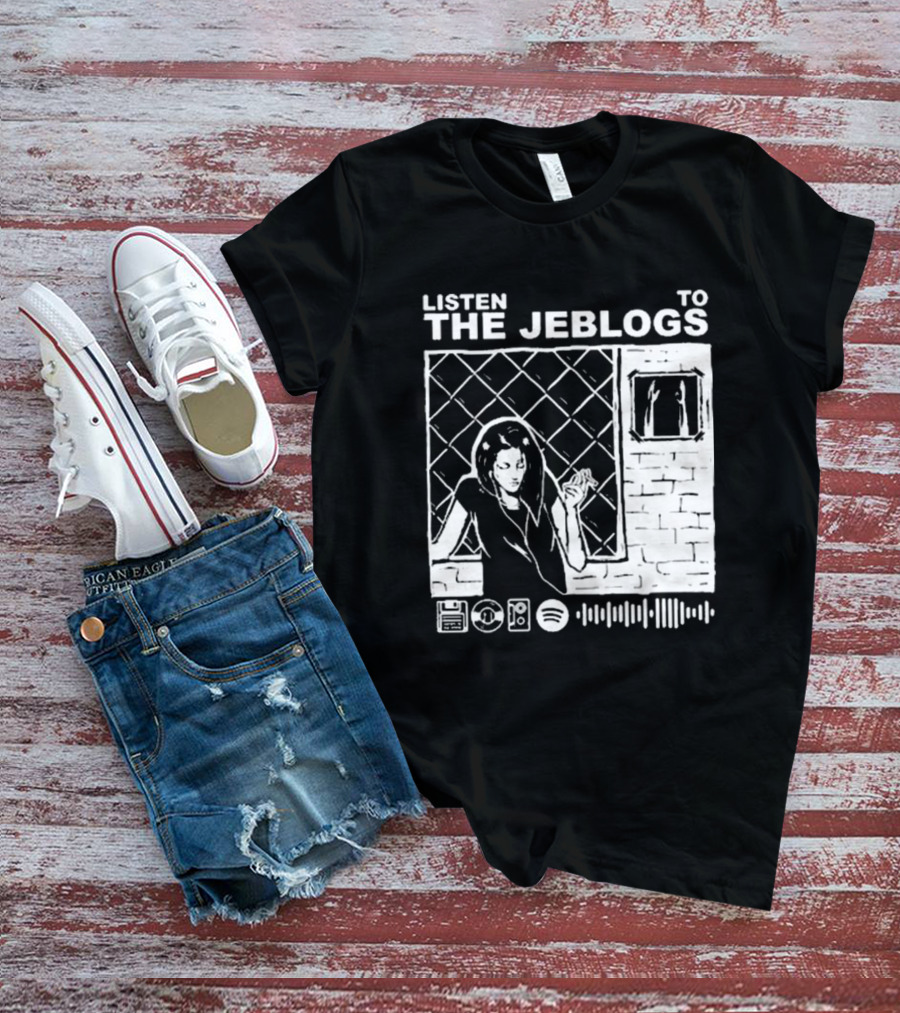 Listen To The Jeblogs Music Streaming Icons T-Shirt
