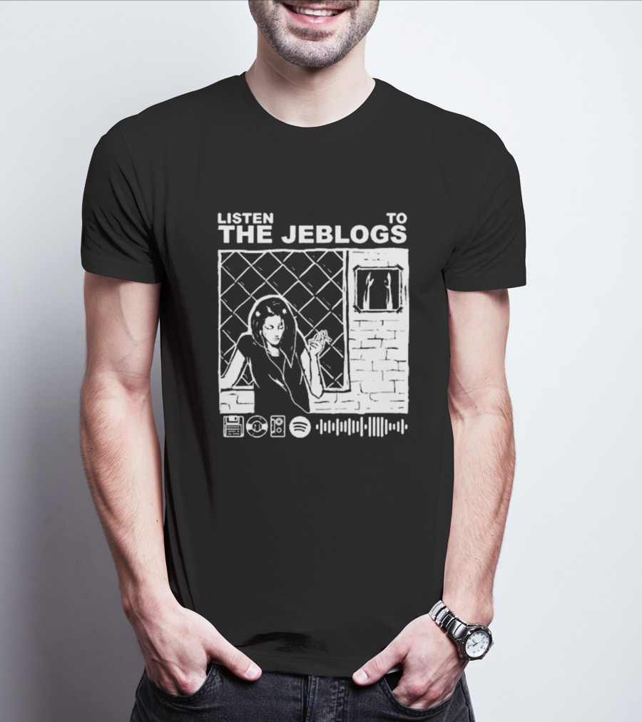 Listen To The Jeblogs Music Streaming Icons T-Shirt