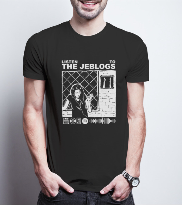 Listen To The Jeblogs Music Streaming Icons T-Shirt