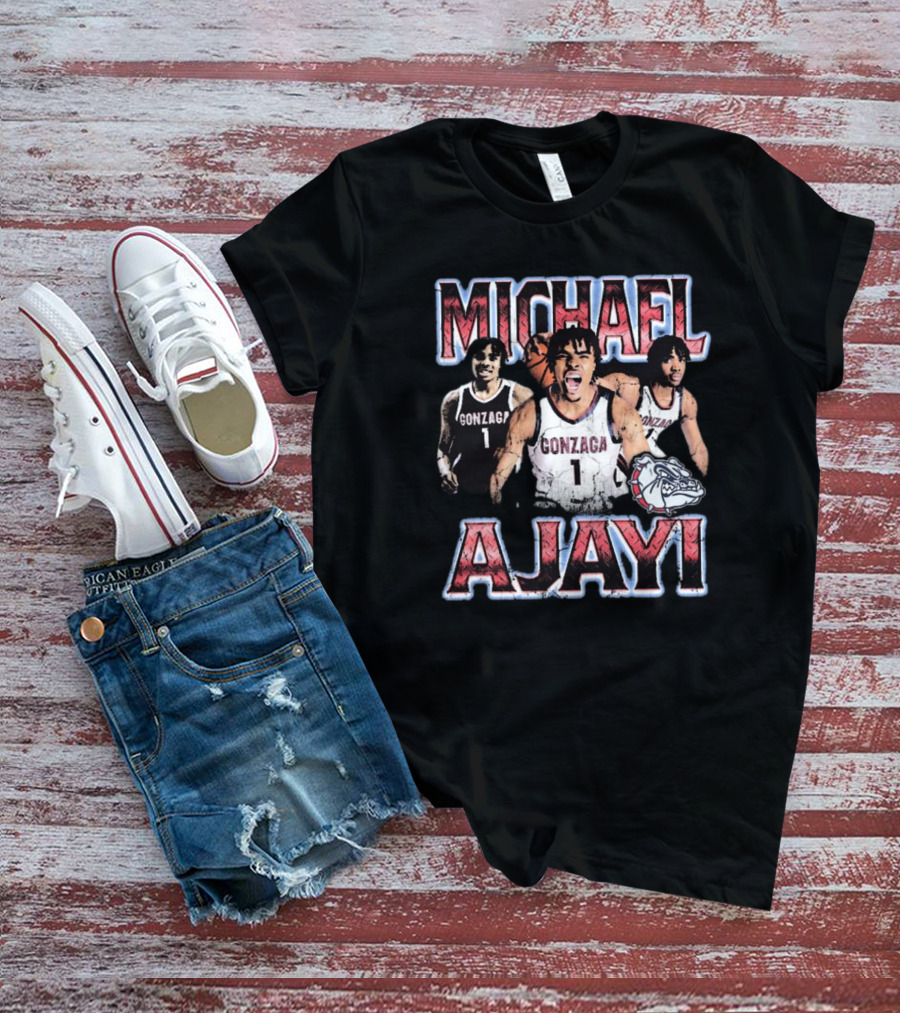 Michael Ajayi Gonzaga Bulldogs Basketball 90s T-Shirt