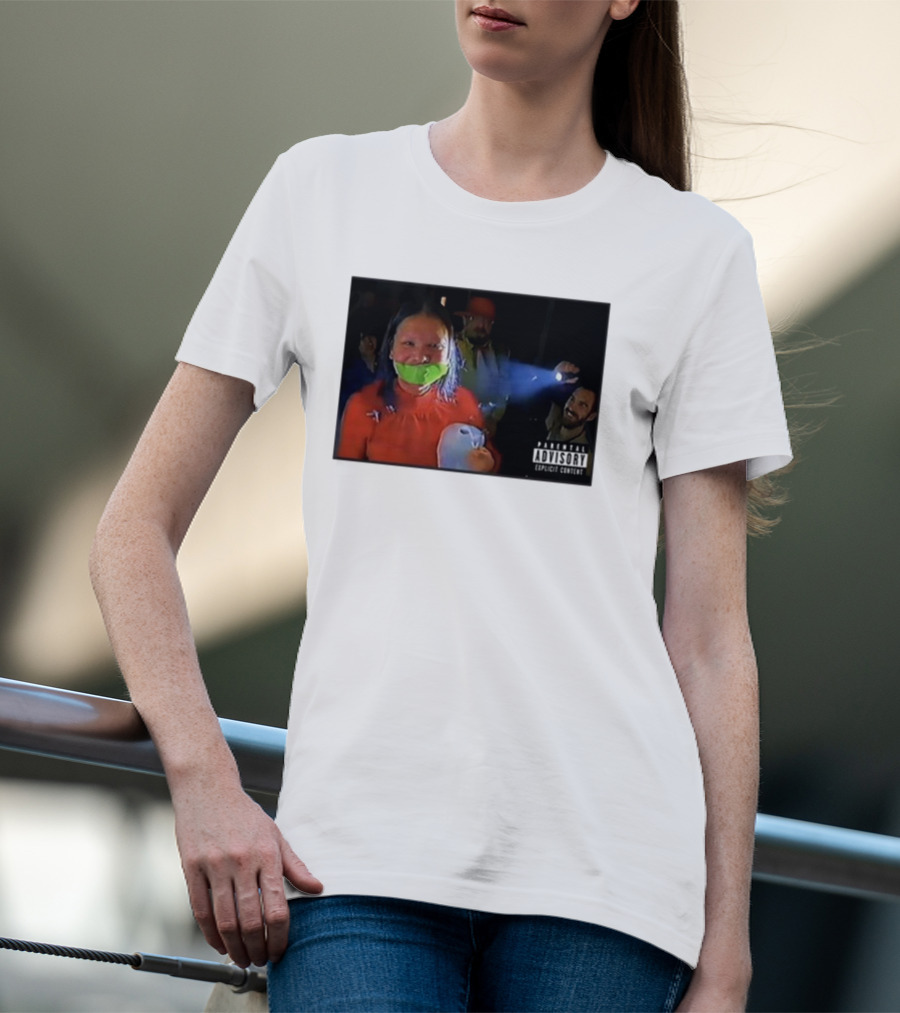 Trishabriellee Fishtank Parental Advisory Explicit Content T-Shirt