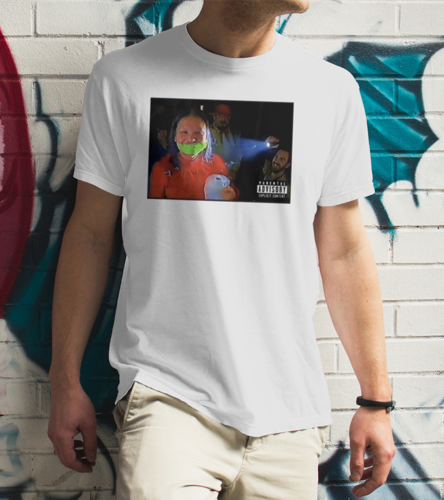Trishabriellee Fishtank Parental Advisory Explicit Content T-Shirt