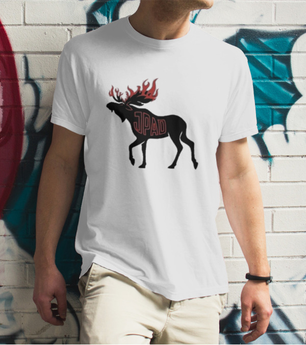 JPAD Flaming Moose Design Jared Jpad Padalecki T-Shirt