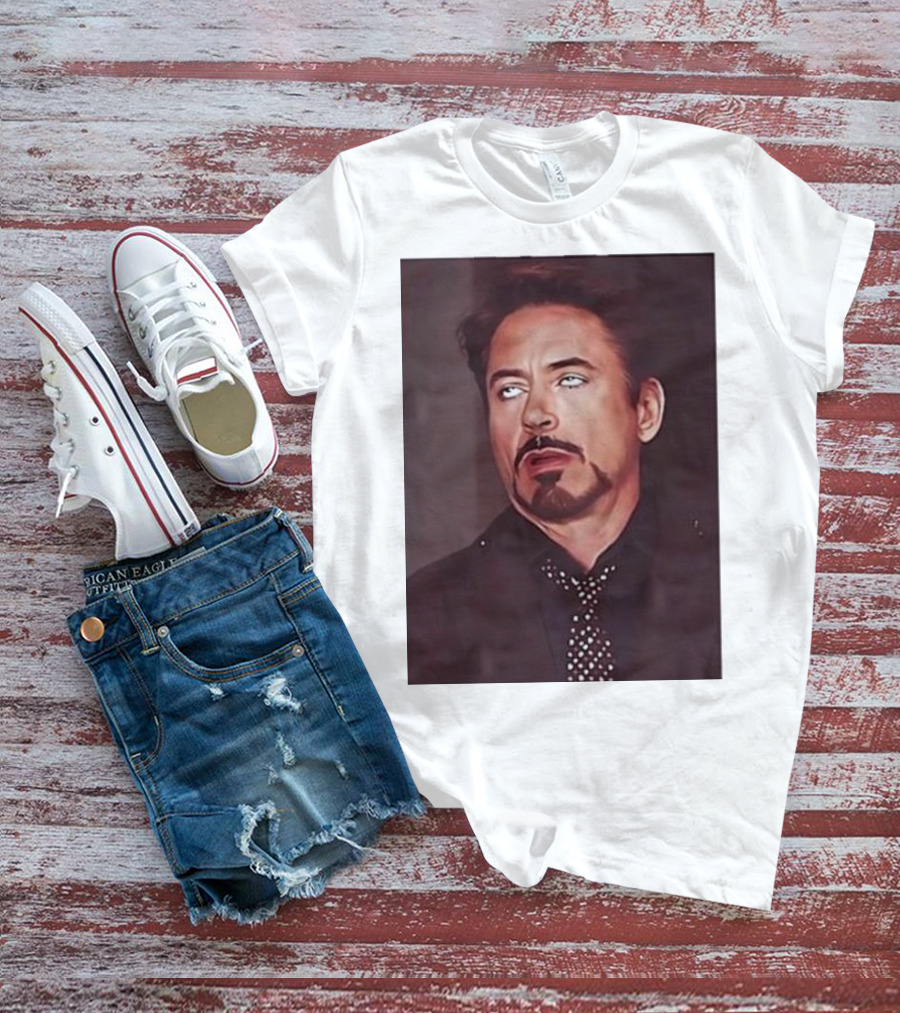 The RDJ Eye Roll Meme Face T-Shirt