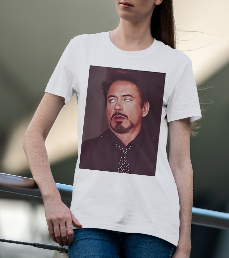 The RDJ Eye Roll Meme Face T-Shirt