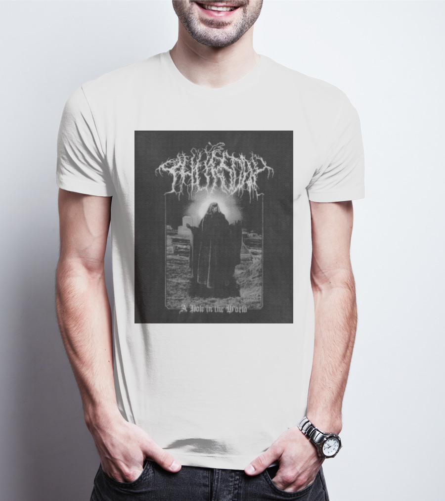 Thursday A Hole In The World Mysterious Cloaked Figure In Cemetery T-Shirt