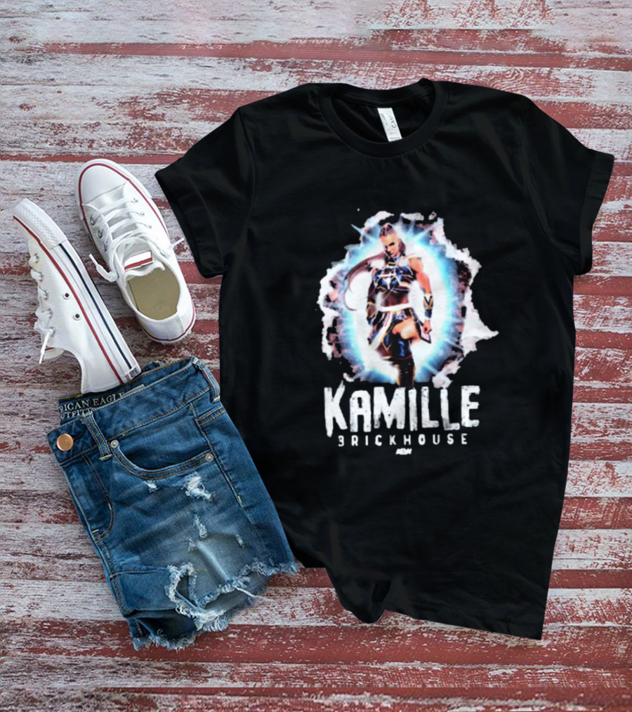 Kamille Brickhouse AEW Burst Impact T-Shirt