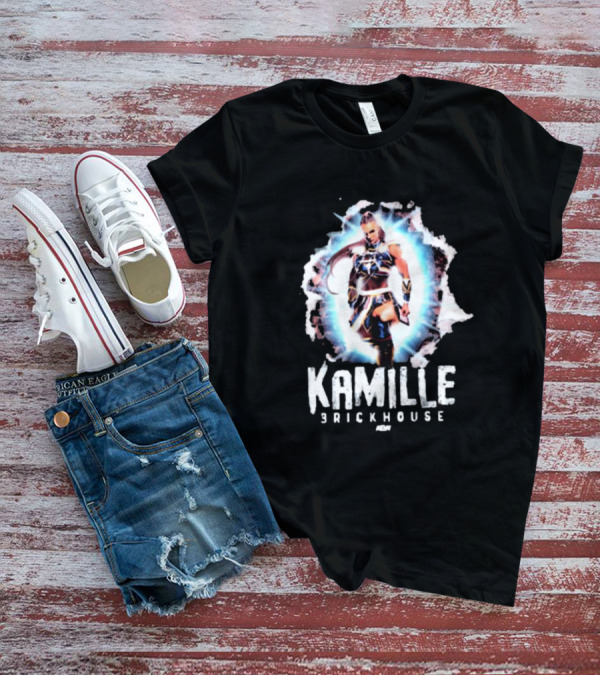 Kamille Brickhouse AEW Burst Impact T-Shirt