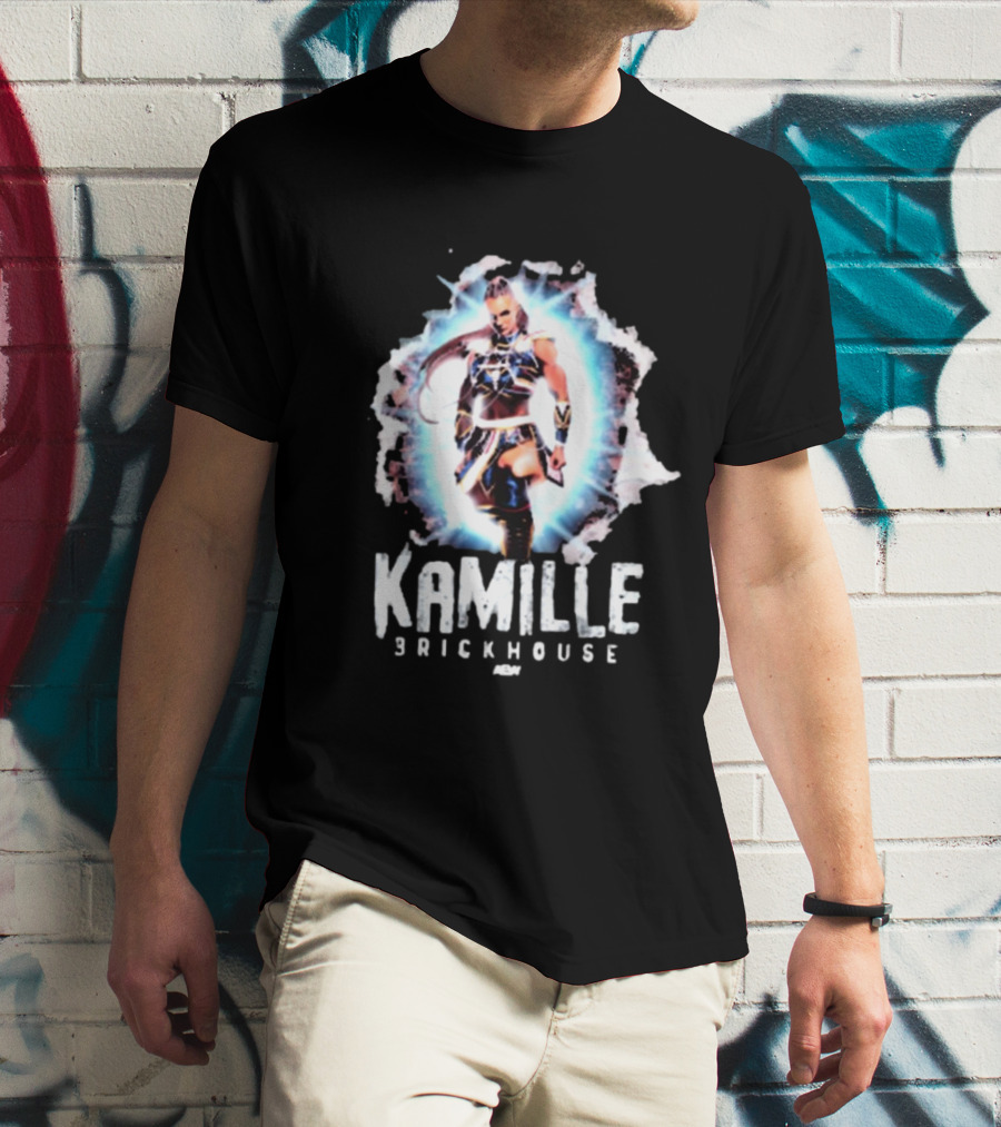 Kamille Brickhouse AEW Burst Impact T-Shirt