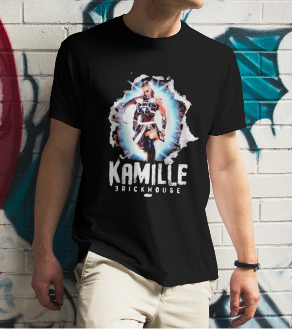 Kamille Brickhouse AEW Burst Impact T-Shirt