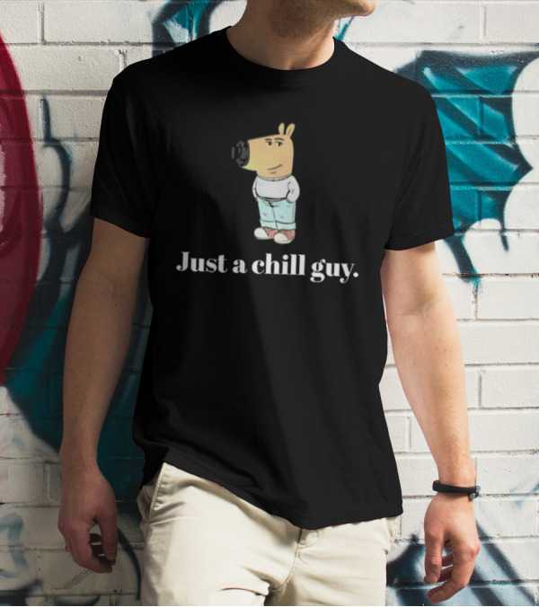 Just A Chill Guy Krone Relaxed Character T-Shirt