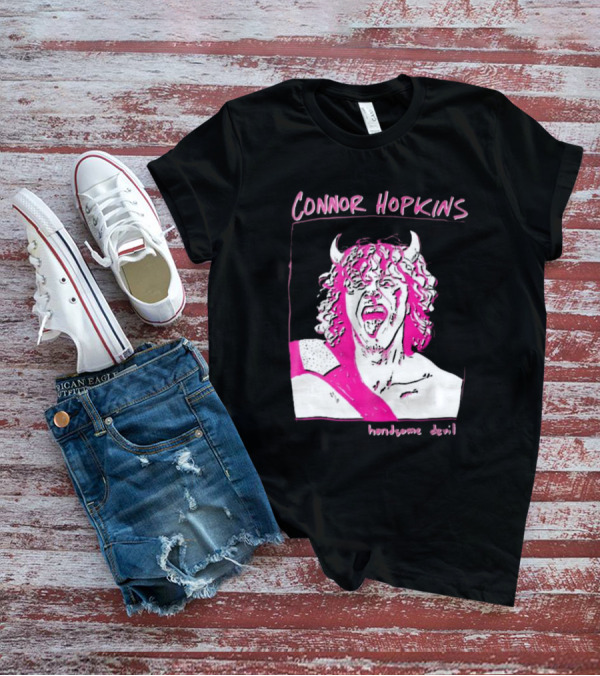 Connor Hopkins Handsome Devil Pink Horned T-Shirt