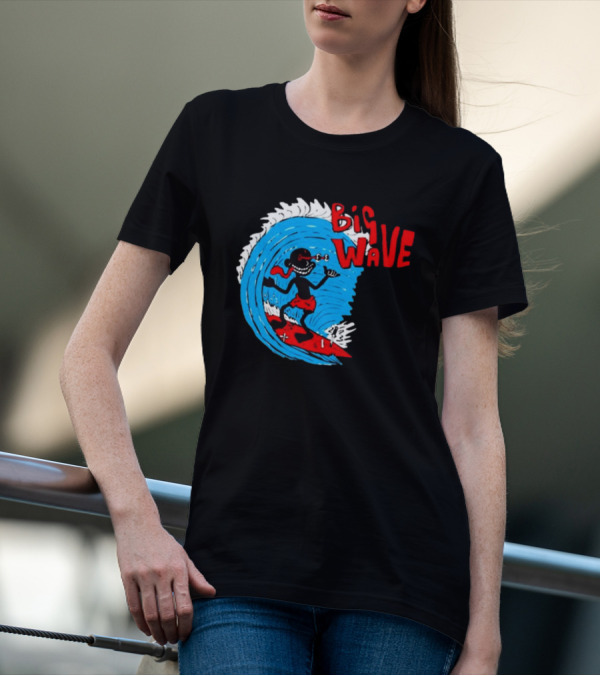 Lil Darkie Big Wave Surfing Vintage T-Shirt
