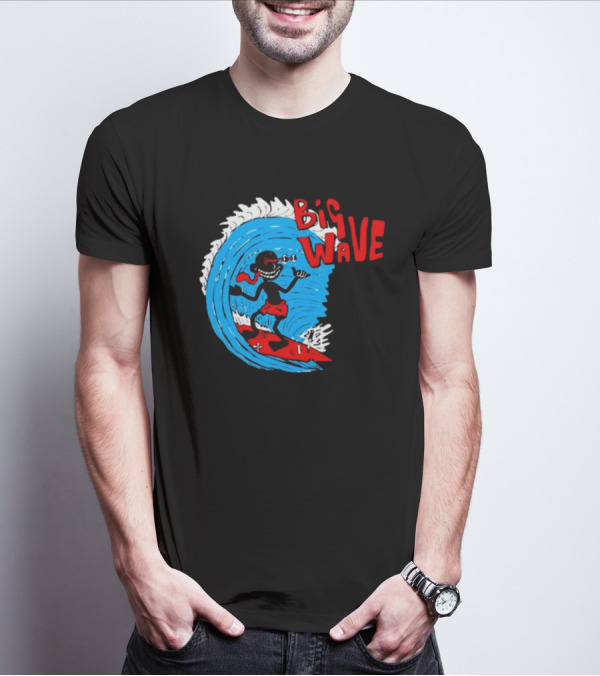 Lil Darkie Big Wave Surfing Vintage T-Shirt