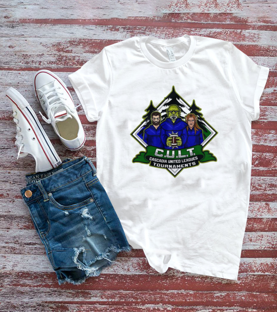 CULT Cascadia United Leagues Tournaments Blood Bowl Green Orc Iconic T-Shirt