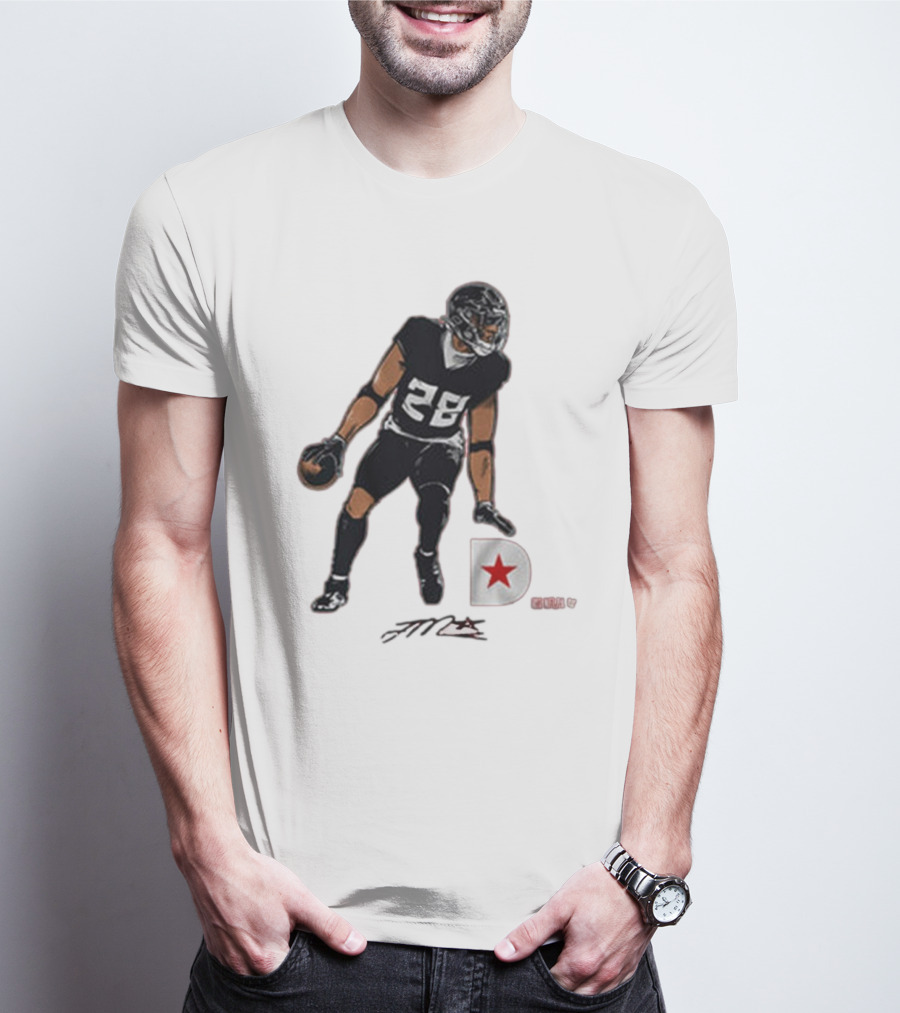Joe Mixon 28 Houston Texans NFL Signature Player T-Shirt