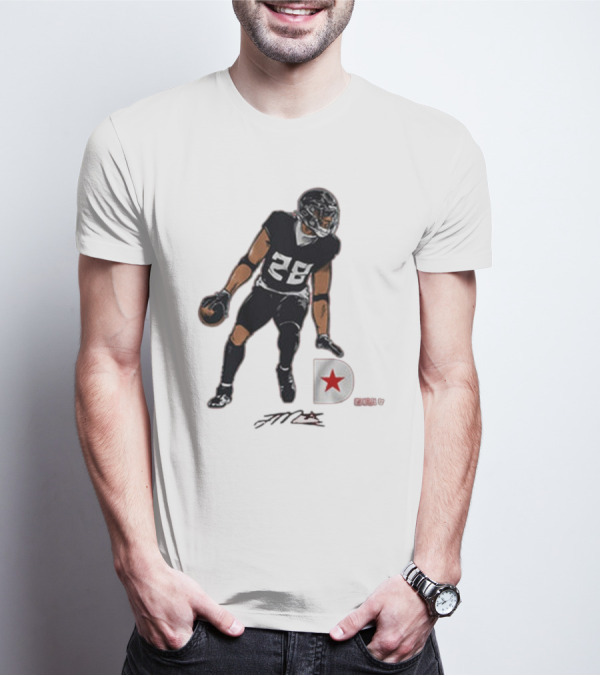 Joe Mixon 28 Houston Texans NFL Signature Player T-Shirt