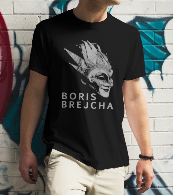 Boris Brejcha Joker Mask Monochrome Music Concept T-Shirt