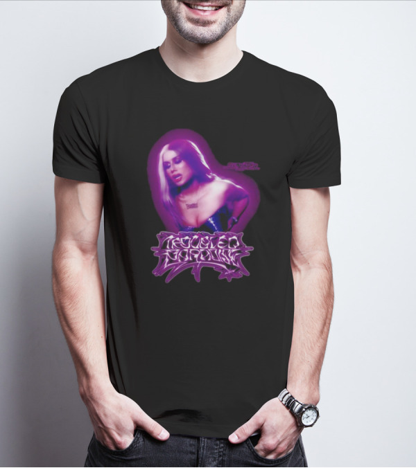 Slayyyter Troubled Paradise Purple Aura T-Shirt