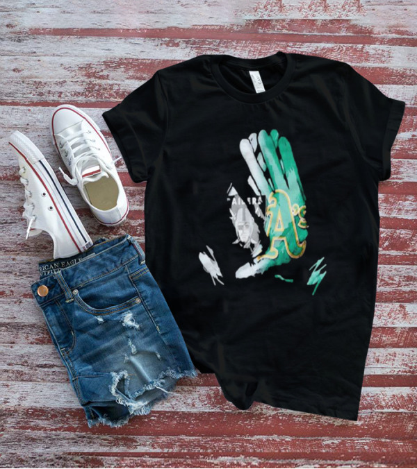 Las Vegas Raiders Oakland Athletics Gloves Diamond Painting T-Shirt