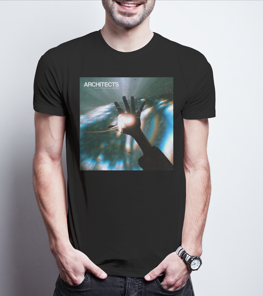ARCHITECTS The Sky, The Earth And All Between Hand Through Light Rays T-Shirt
