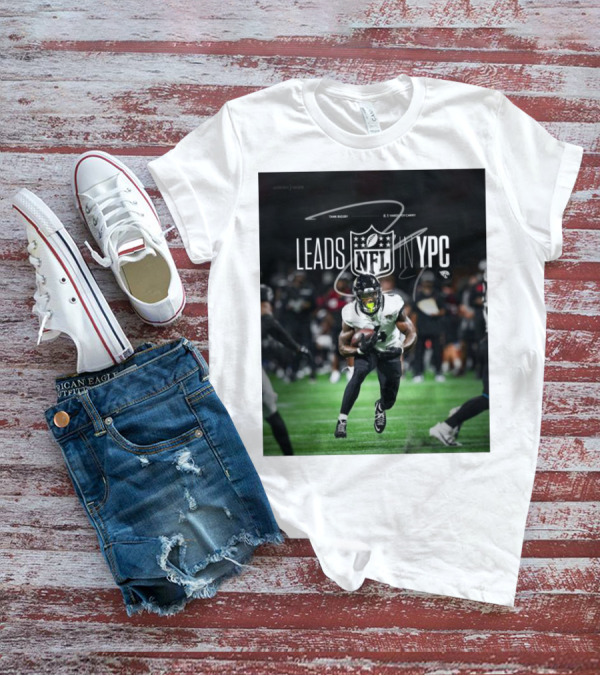 Tank Bigsby Jacksonville Jaguars NFL Leads YPC Signature Football Action T-Shirt