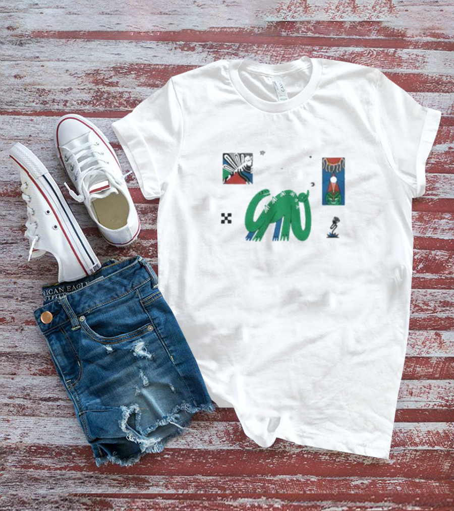 Jurassic Vibes Dinosaur Lava Glow Everpress T-Shirt