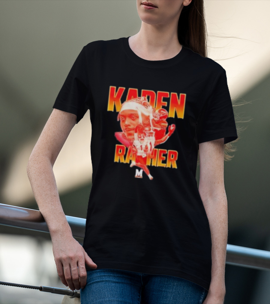 Kaden Prather Maryland Terrapins Football Player Collage T-Shirt