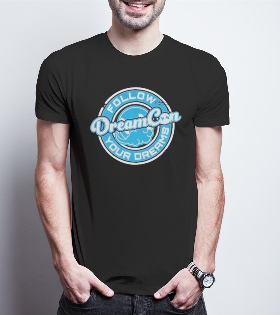 DreamCon Follow Your Dreams Dreamconvention Standard Cloud Badge T-Shirt